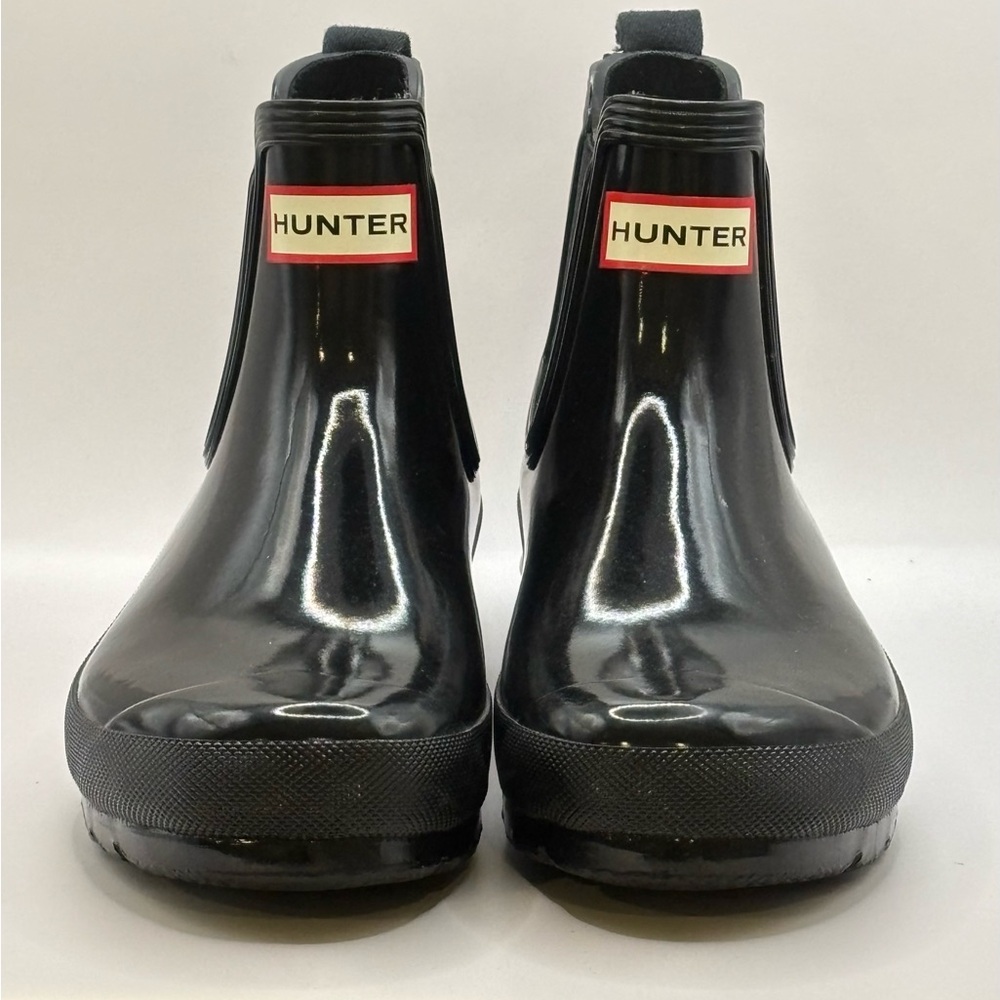 Hunter Black Chelsea Rain Boots - Picture 2 of 3